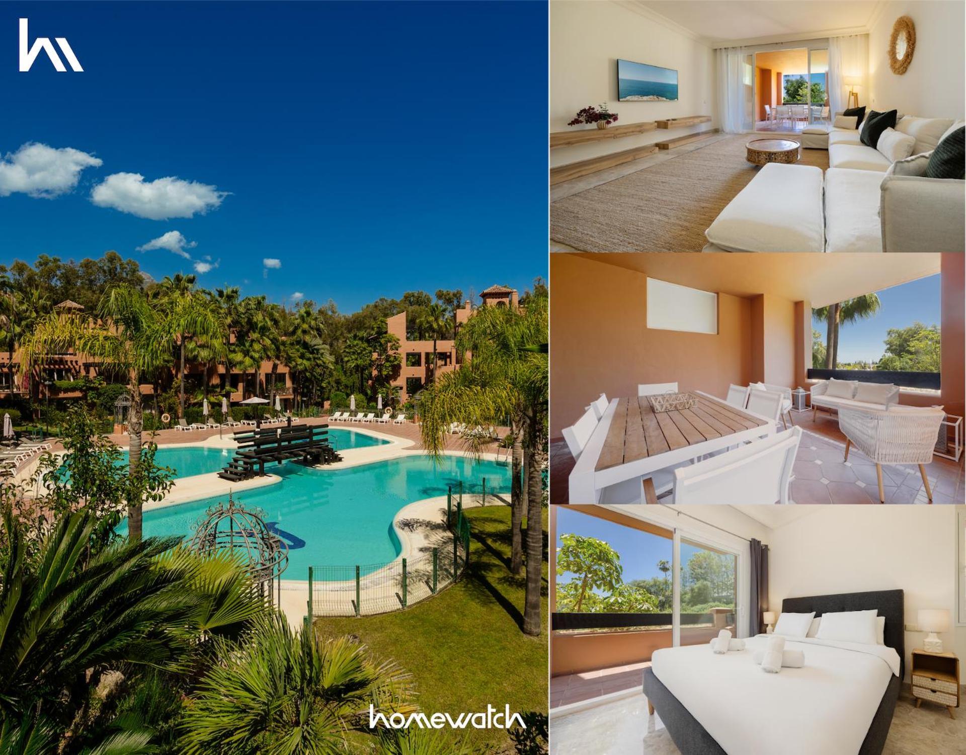 With Large Terrace, Swimming Pool And Areas, Next To Puerto Banus Marbella